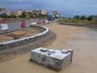 Rotonda a la intersecció de la Ronda del Remei amb la circumval·lació d'Alcanar 2